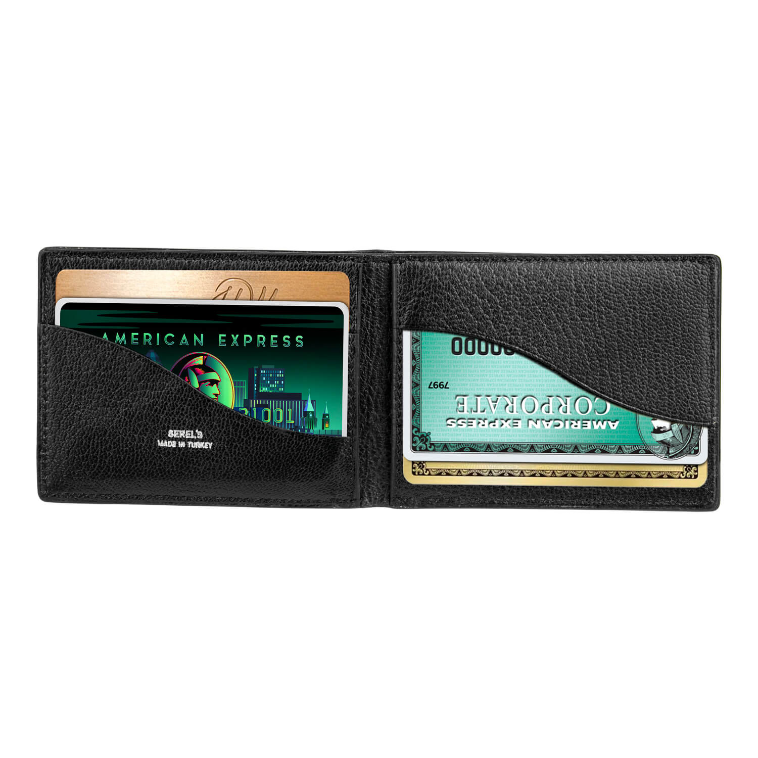 Serel's Full Grain Goatskin Slim Classic Wallet for Men